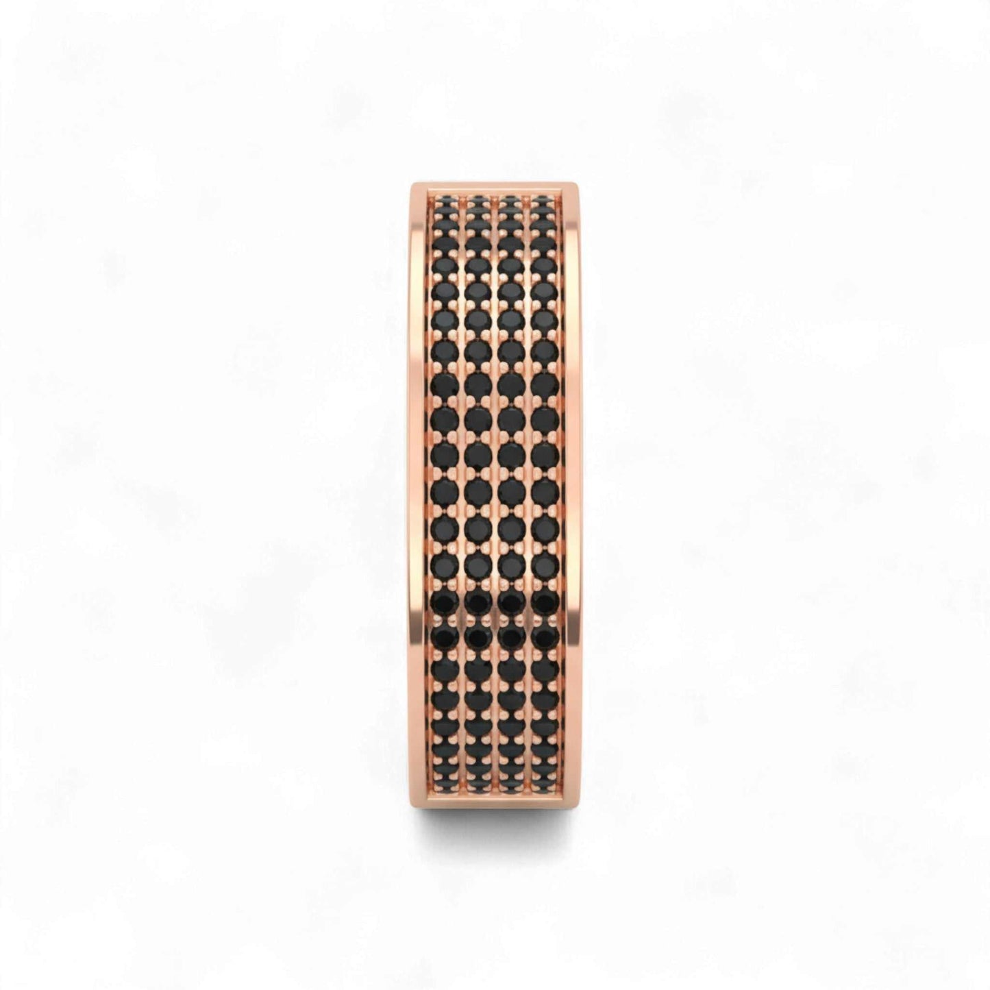 Abacus with black beads on a white background