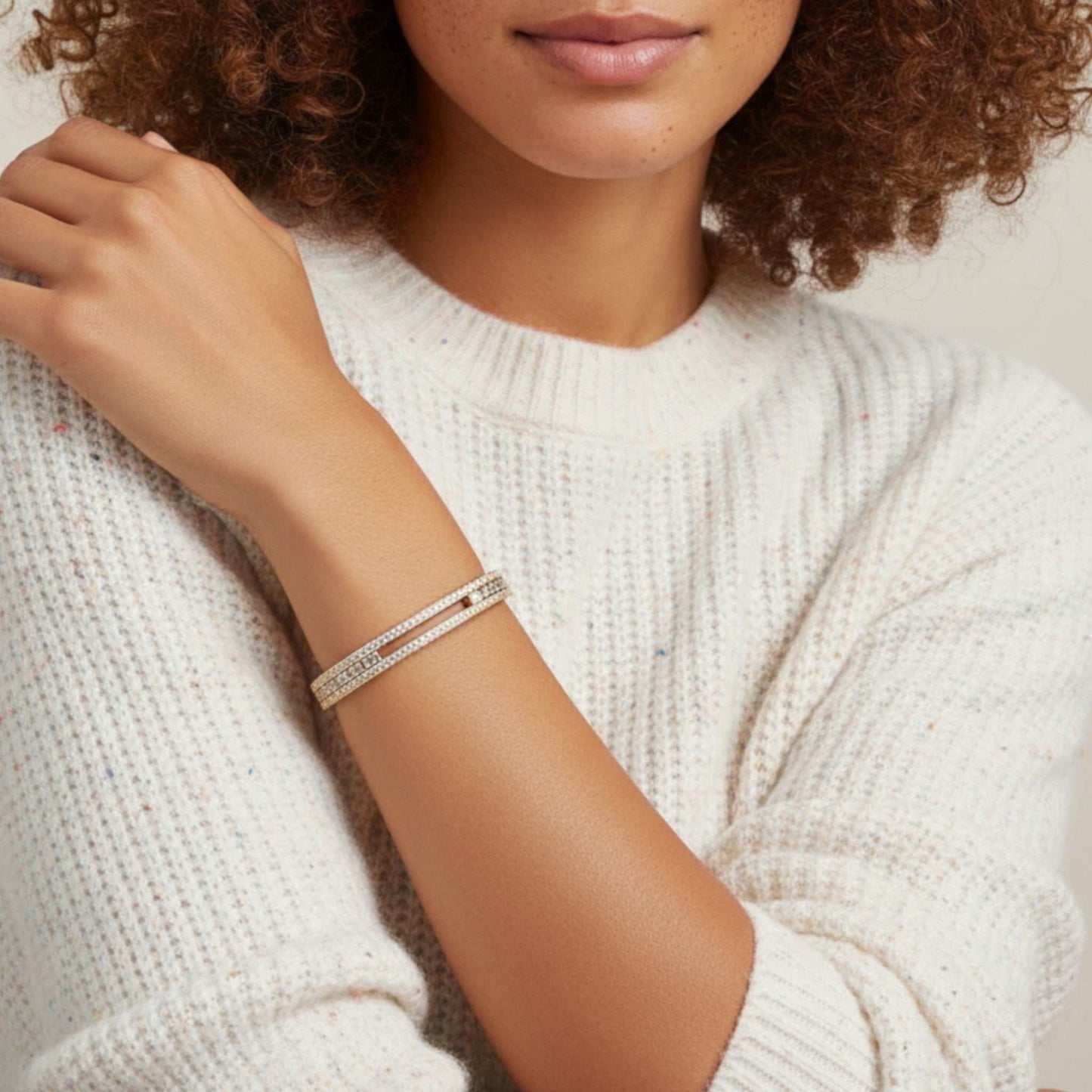 Aeris Diamond Bracelet in 18KT Gold