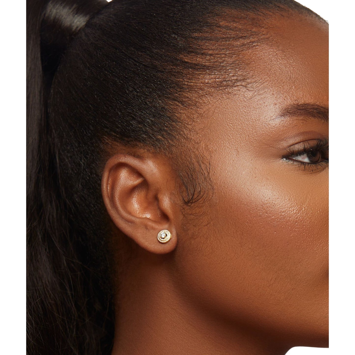 Aiden Natural Diamond Studs in 18K Gold