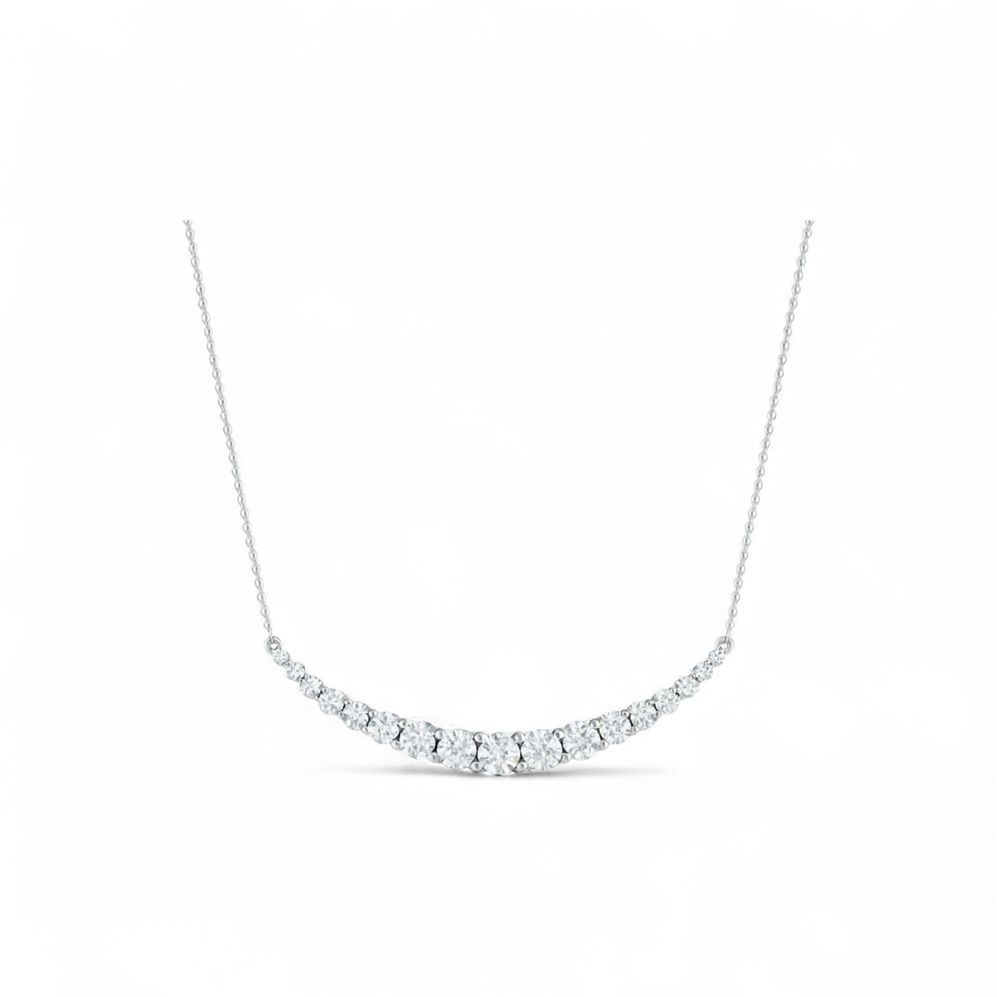 Arleth Tennis Diamond Necklace in 18K Gold
