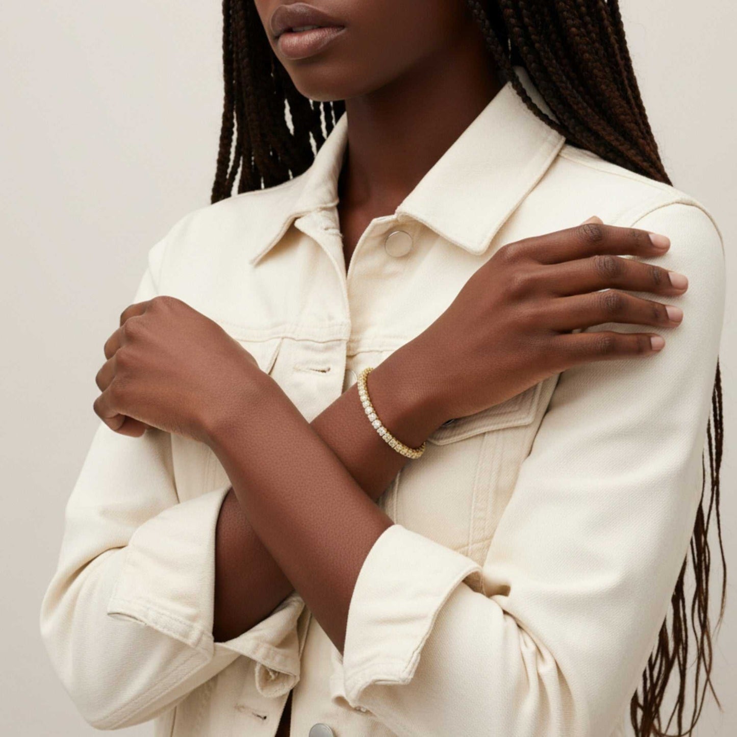 2.5 CT Diamond Tennis Bracelet in 18KT Gold