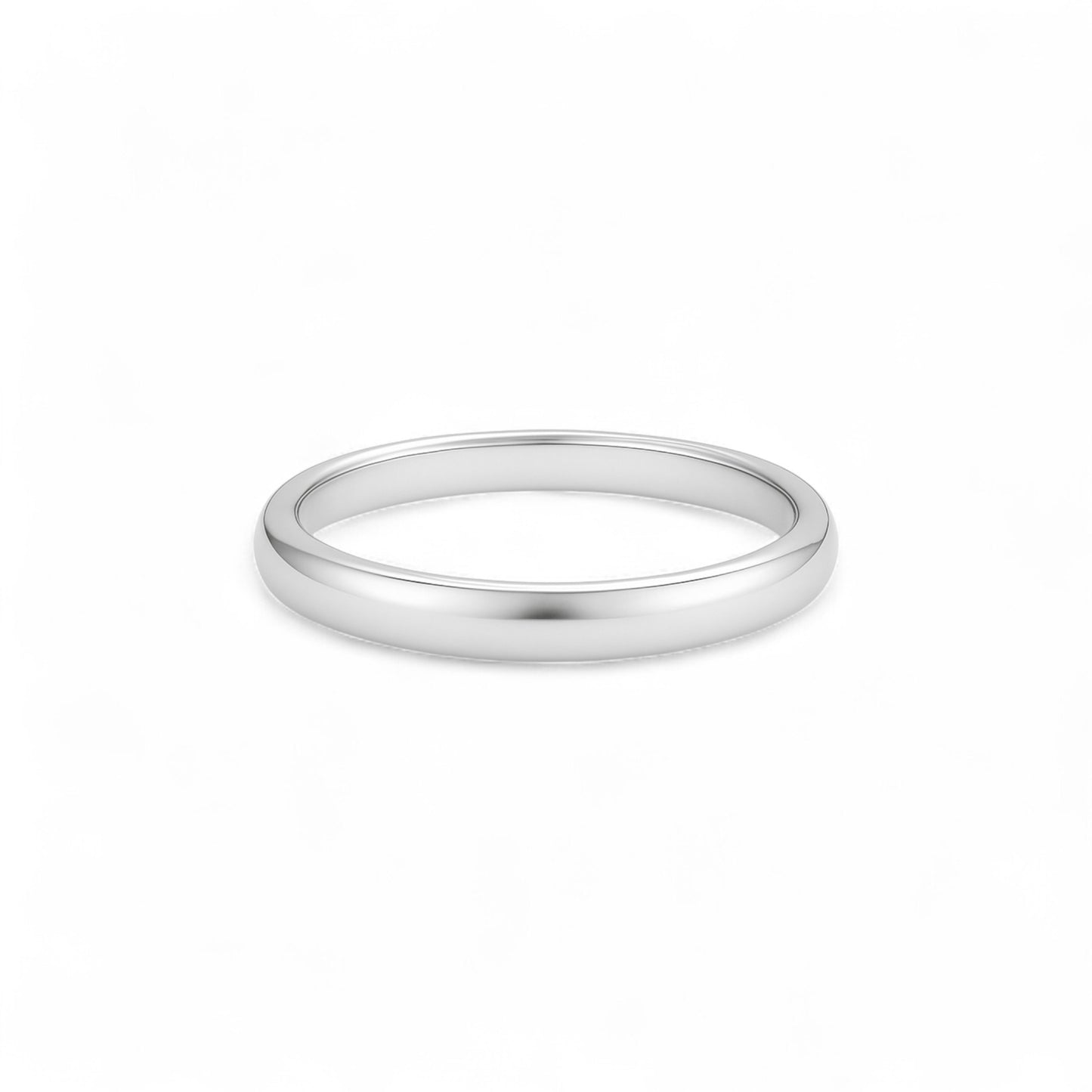 2MM Plain Band in 18K Gold