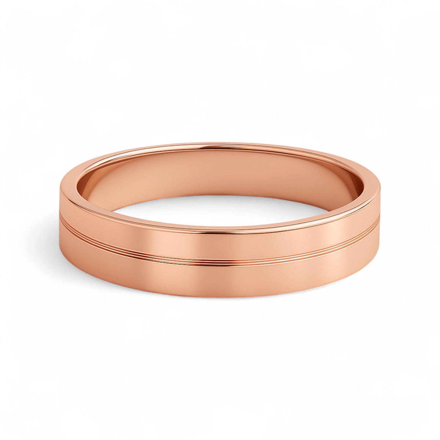 6MM Midline Band in 18KT Gold