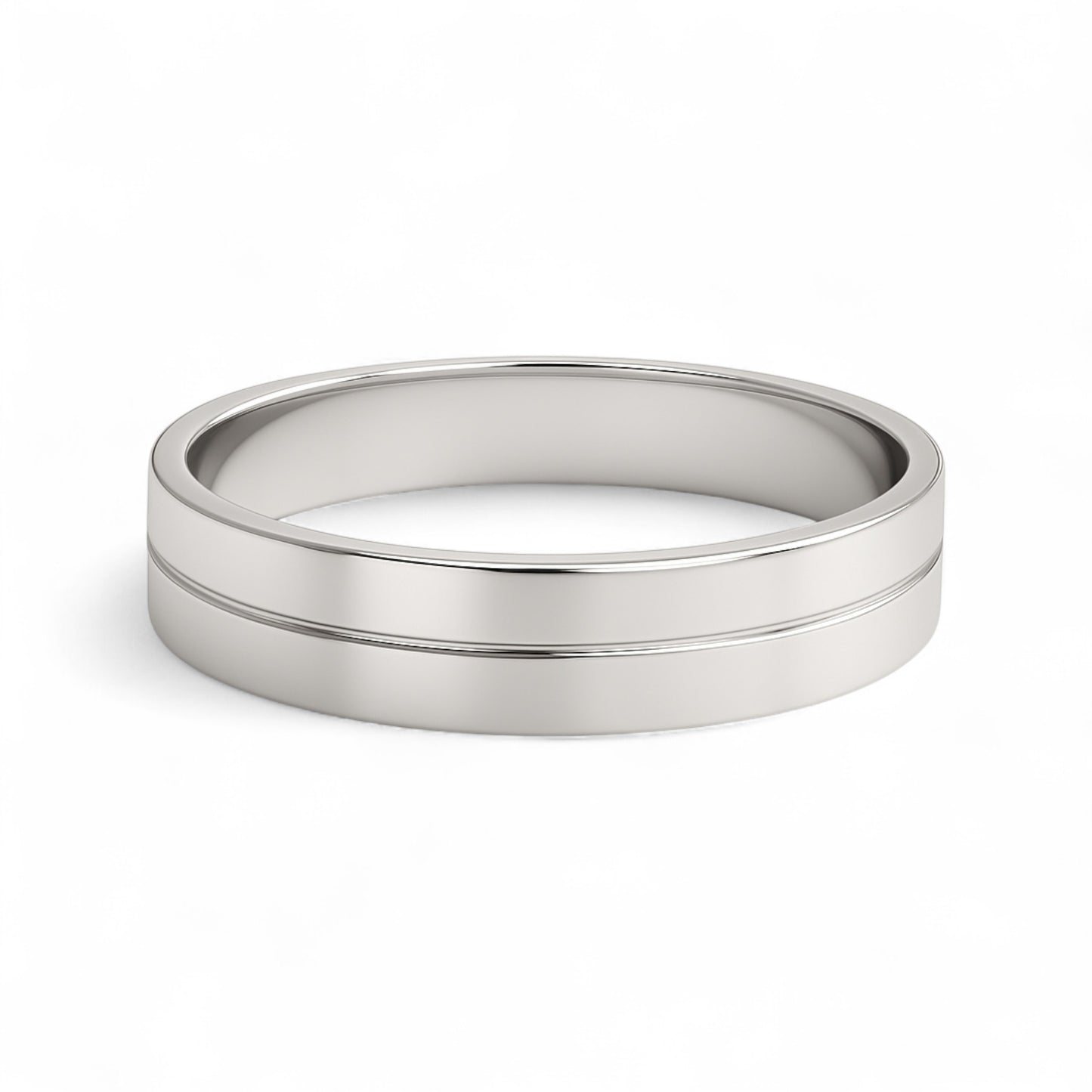6MM Midline Band in 18KT Gold
