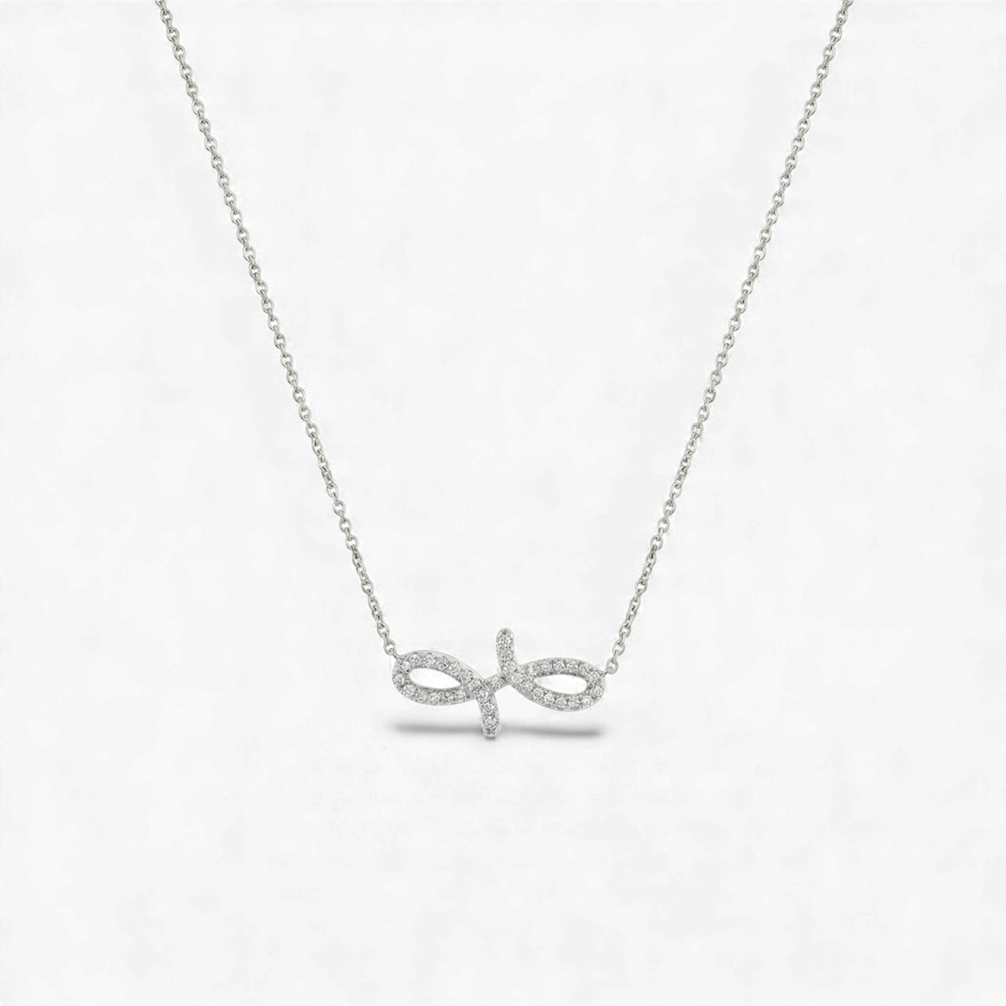 3D Oiza Infinie Diamond Necklace in 18KT Gold
