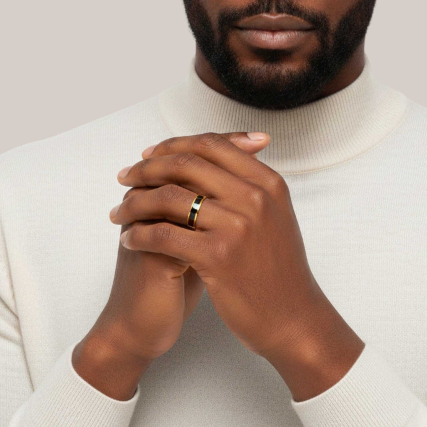 Brush Black Tungsten Band