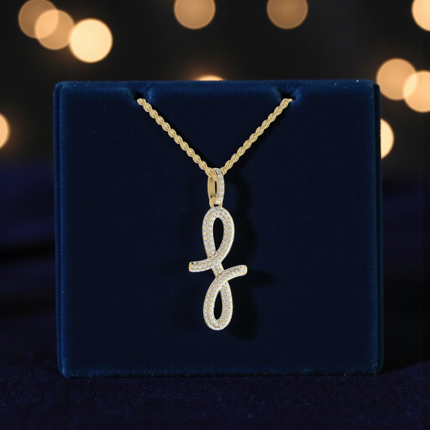 3D Oiza Infinie Pendant Necklace in 18KT Gold