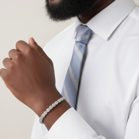 Baguette Diamond Tennis Bracelet in 18KT Gold