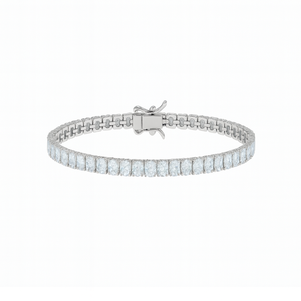 Moissanite Tennis Bracelet in 925 Sterling Silver