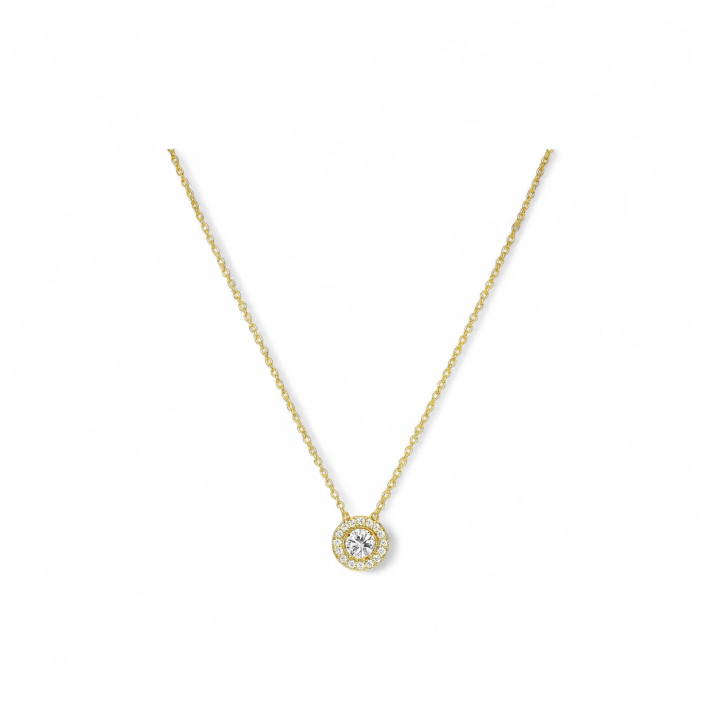 Iris Diamond Necklace in 18K Gold