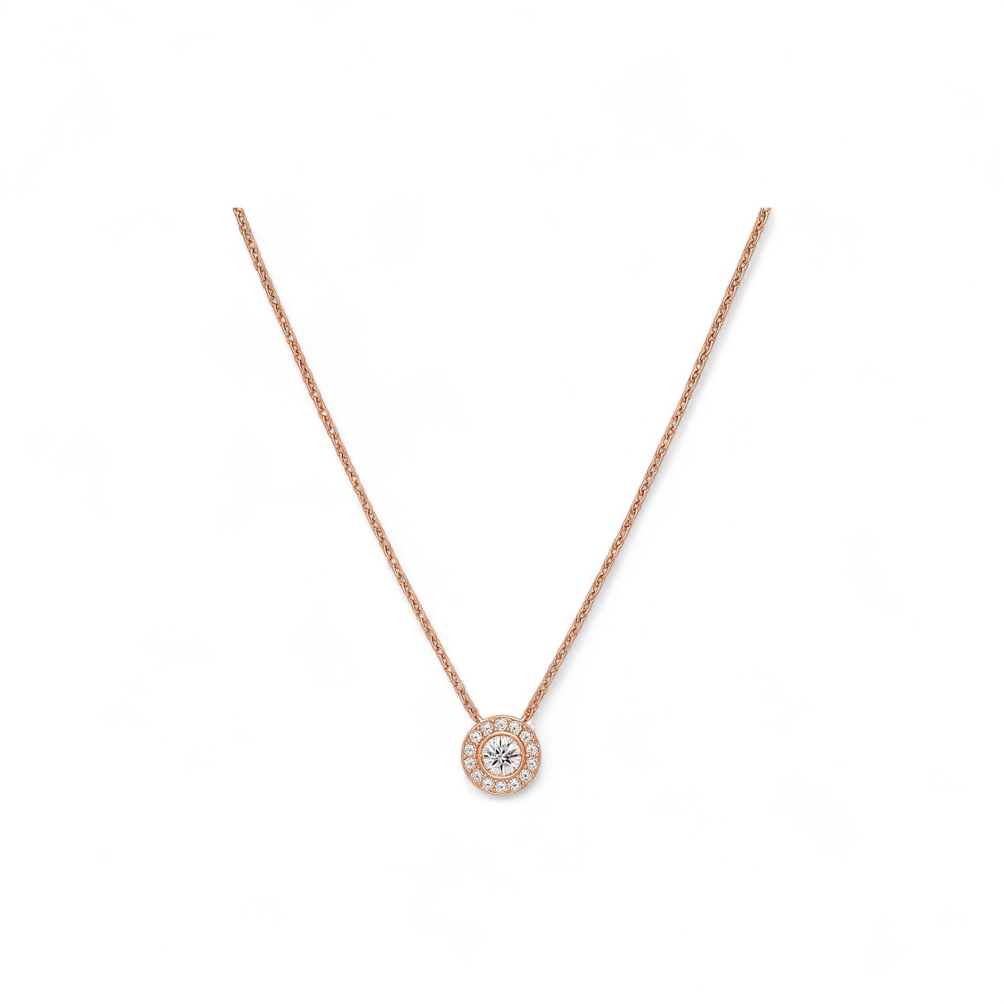 Iris Diamond Necklace in 18K Gold