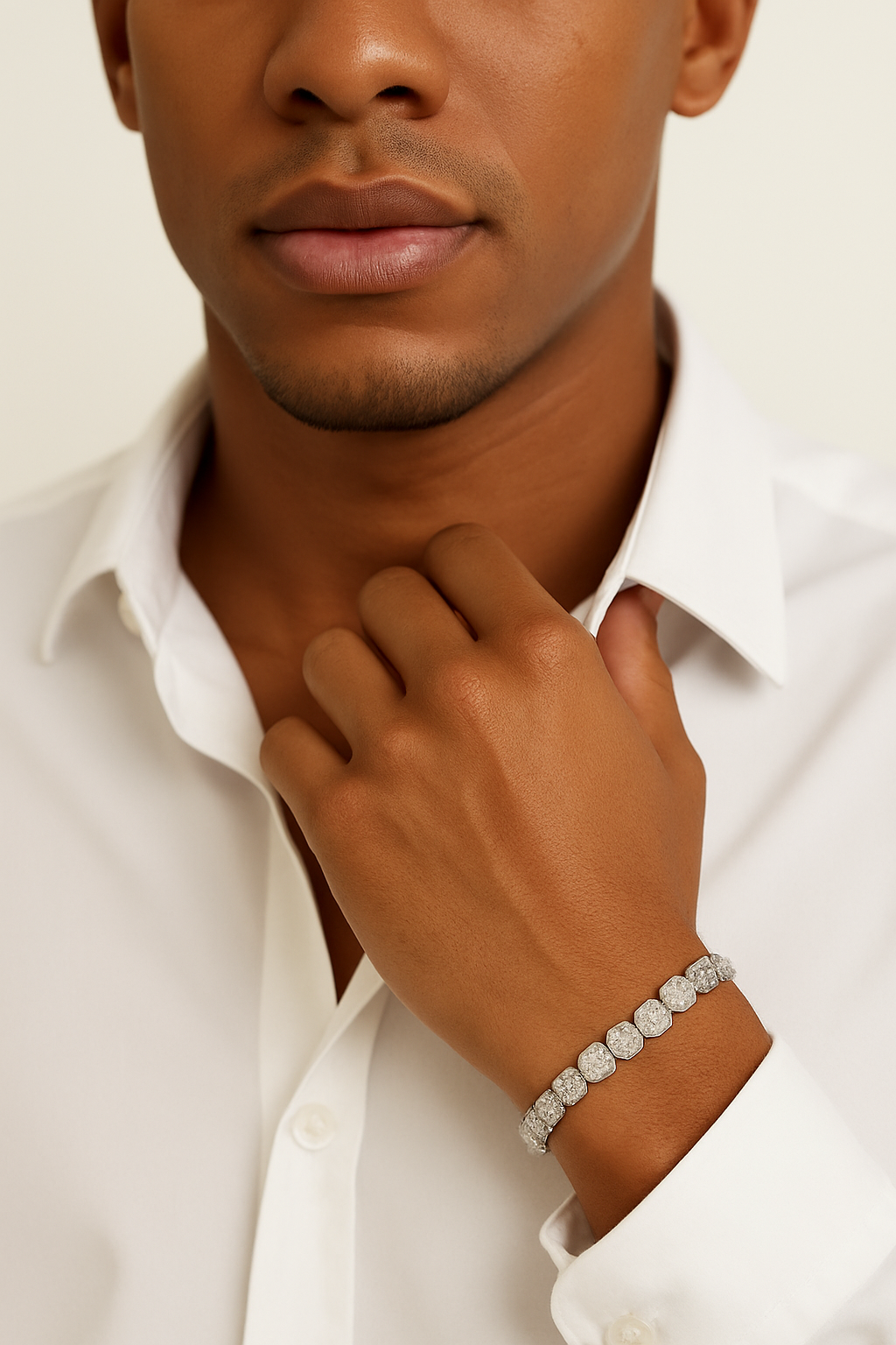 Baguette Diamond Tennis Bracelet in 18K Gold