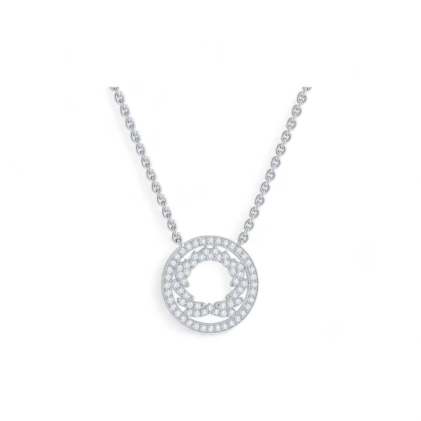 Eyana Moissanite Necklace in 925 Sterling Silver