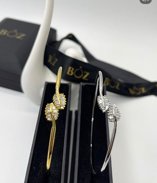 Betsy Bangle Diamond Bracelet in 18K Gold