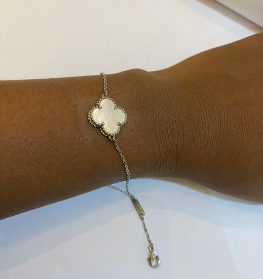 Clover Bracelet in 925 Sterling Silver
