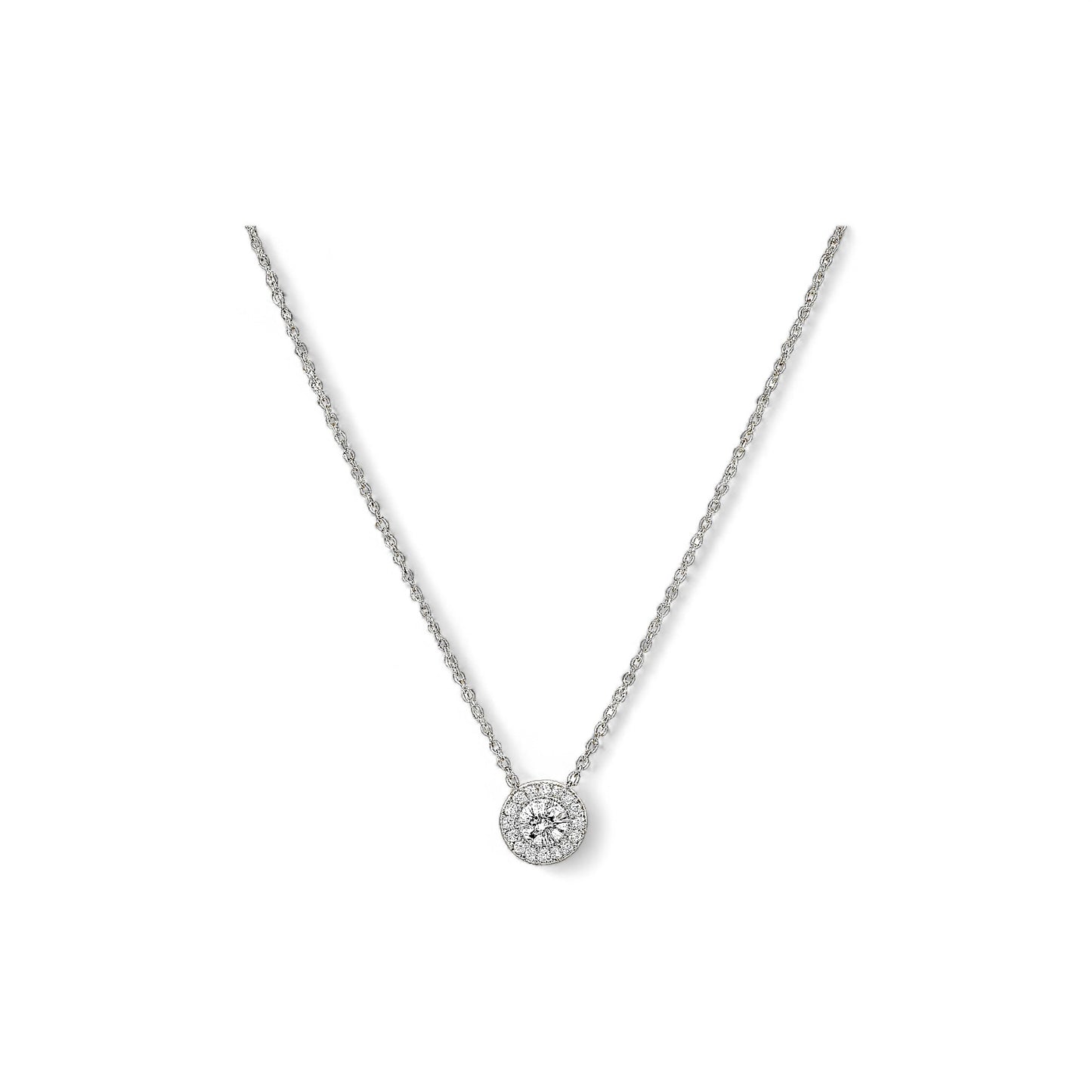 Iris Diamond Necklace in 18K Gold