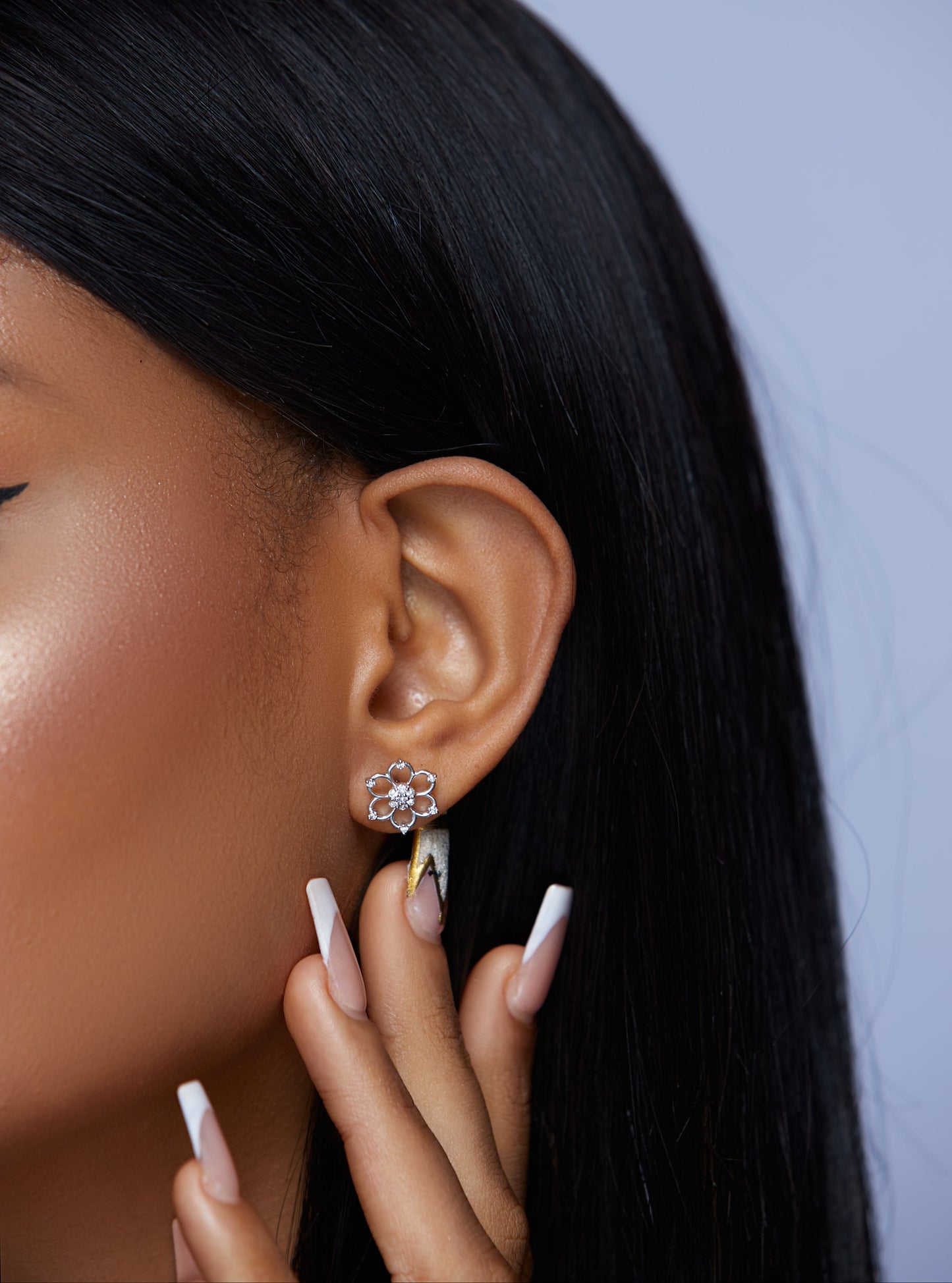 Rita Diamond Studs in 18K Gold