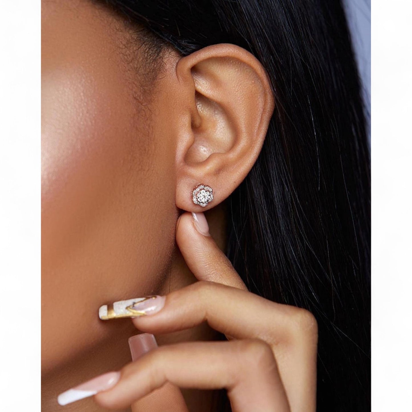 Surie Diamond Studs in 18K Gold