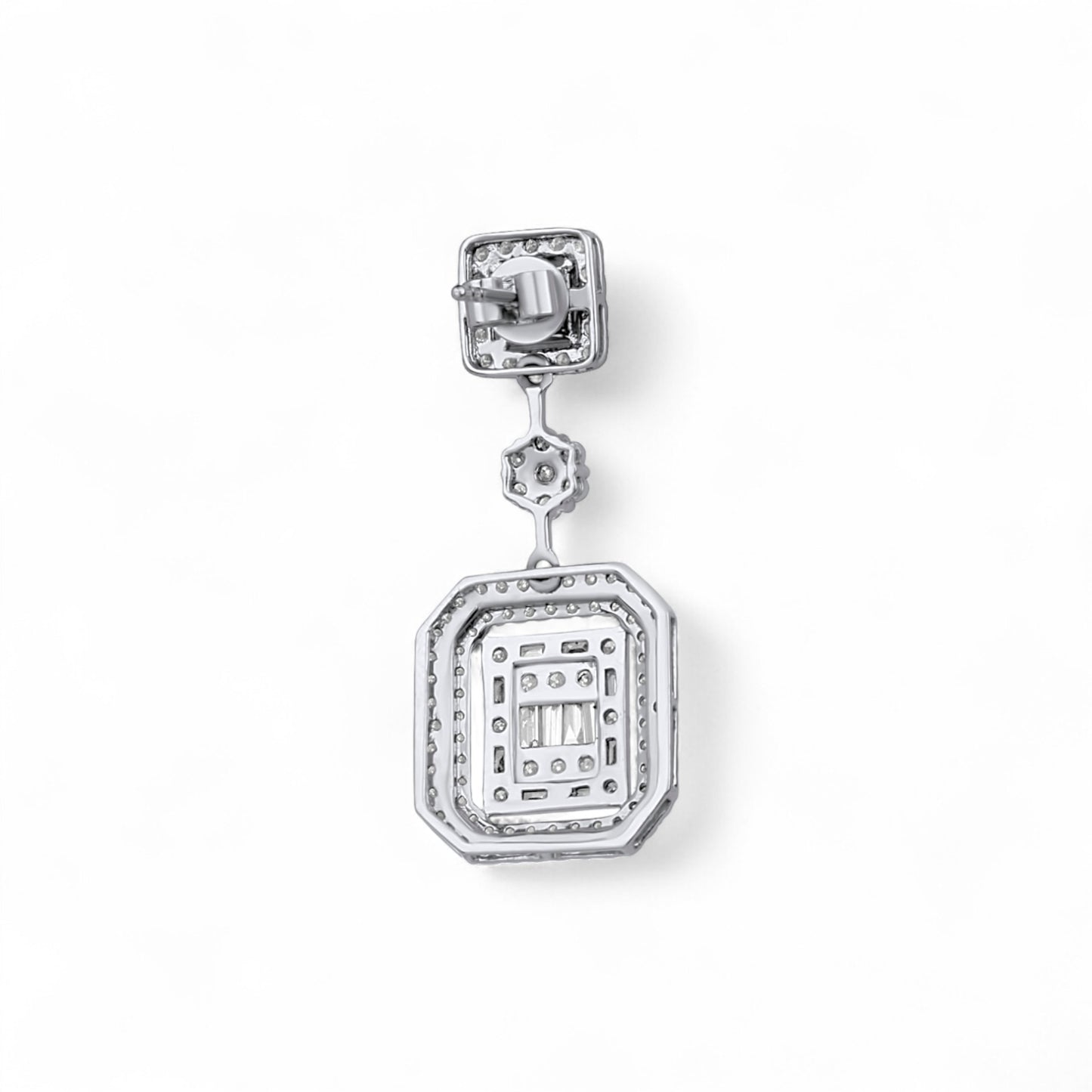 Tiffany Anniversary Natural Diamond Drop Earrings in 18k Gold