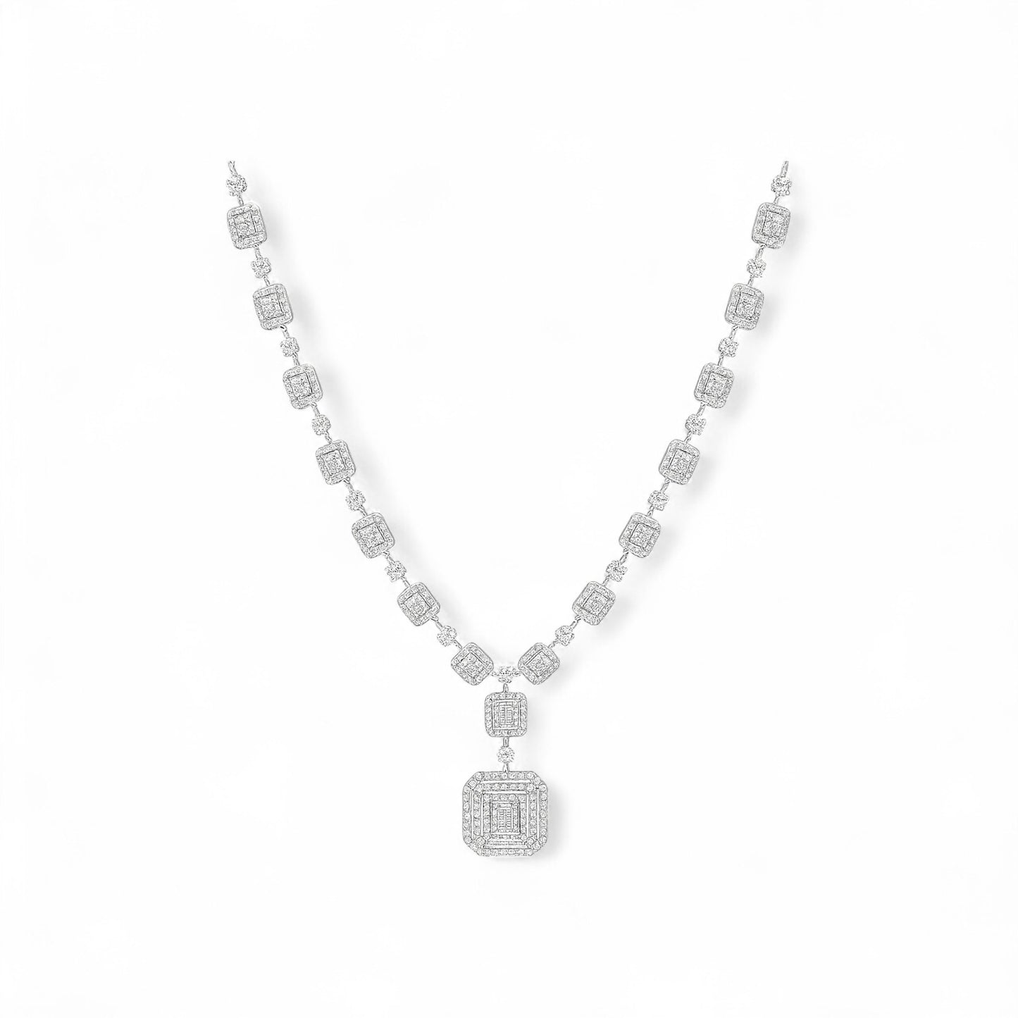 Tiffany Anniversary Natural Diamond Necklace in 18k Gold