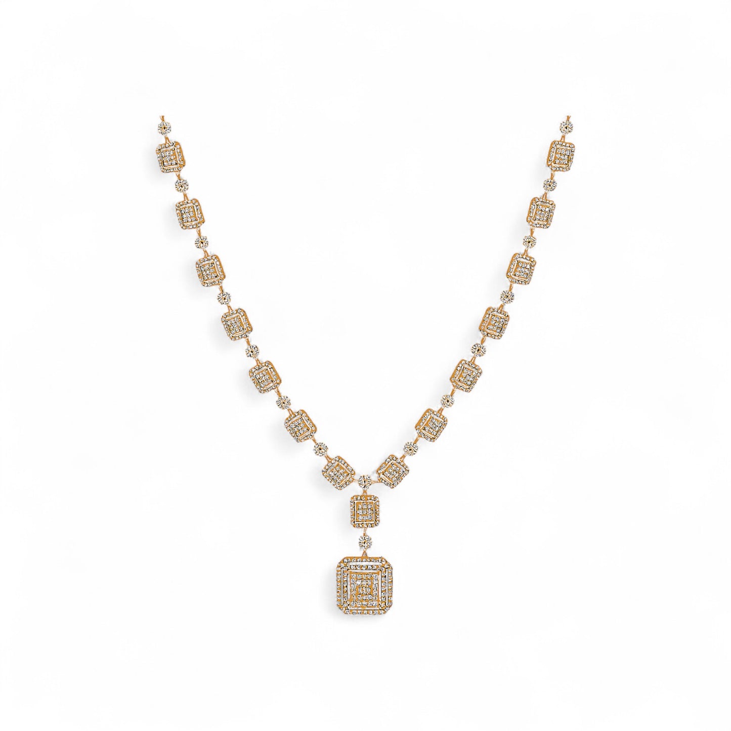 Tiffany Anniversary Natural Diamond Necklace in 18k Gold