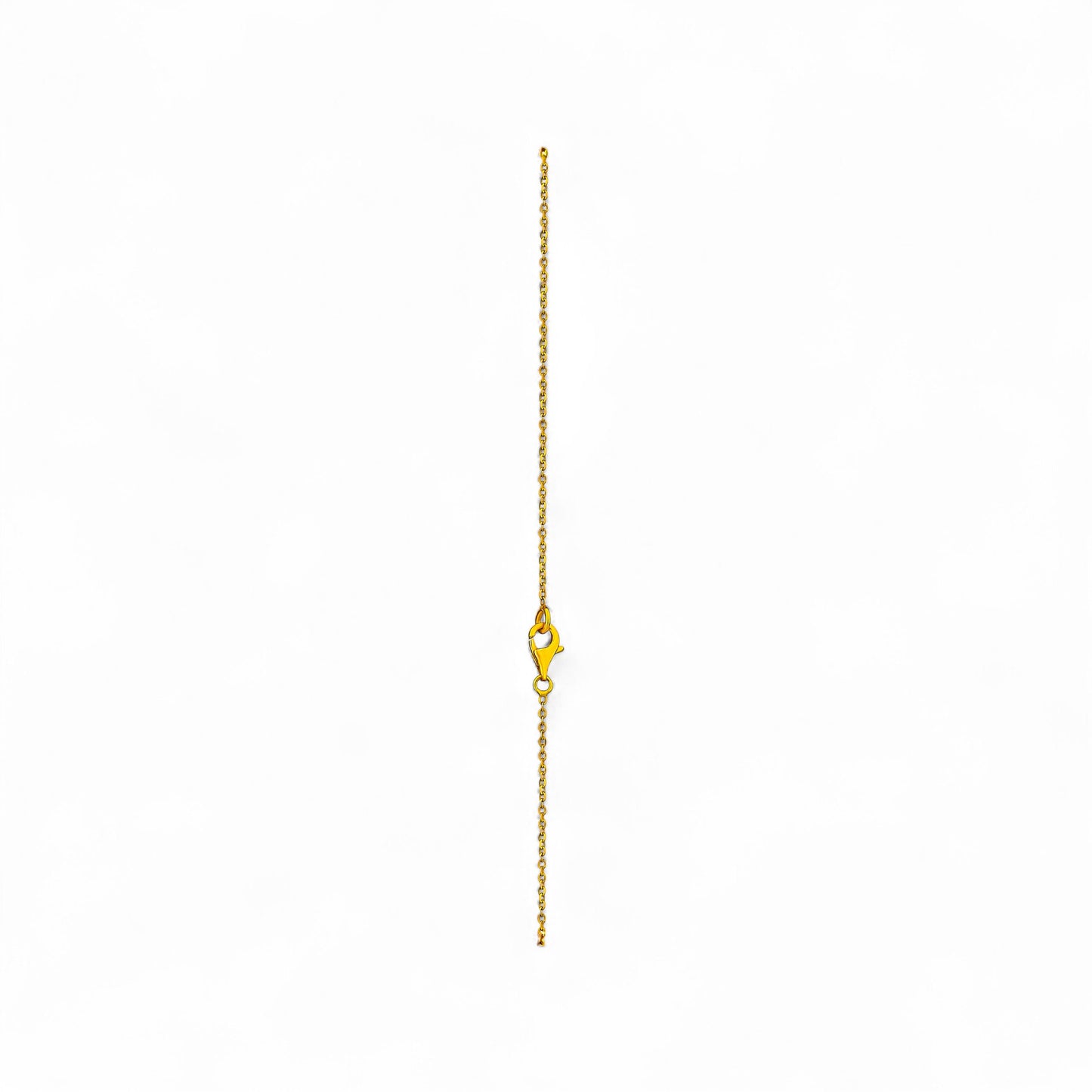Interlocked Ring Diamond Necklace in 18K Gold