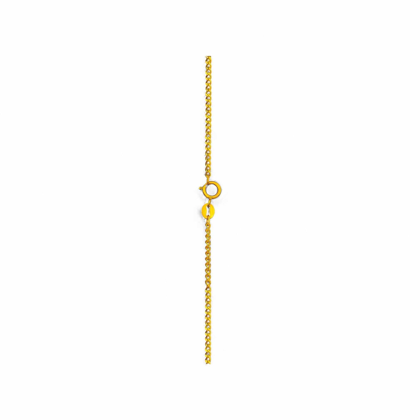 Arabic Alphabet Diamond Necklace in 18KT Gold