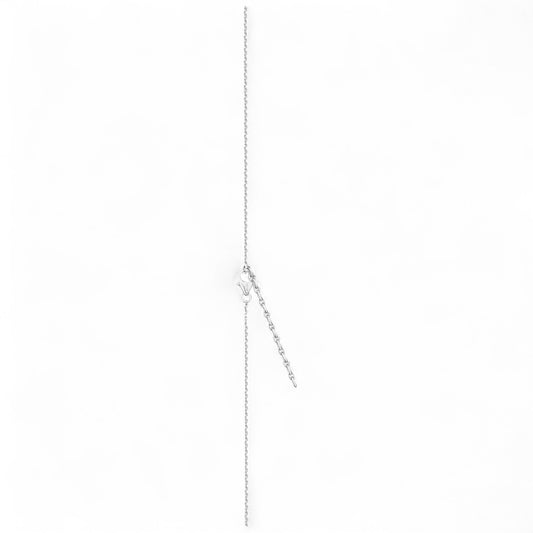 Willow Natural Diamond Encrusted Clover Pendant Necklace in 18K Gold