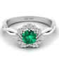 BOZ Forever Natural Diamond Gemstone Engagement Ring