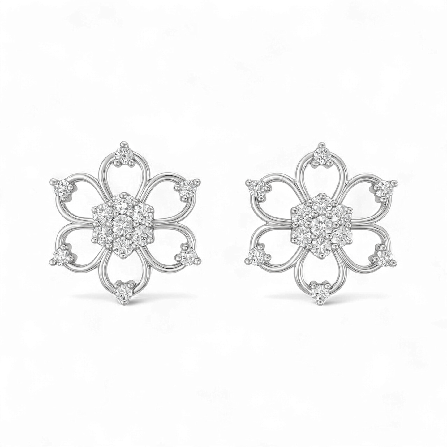 Rita Diamond Studs in 18K Gold