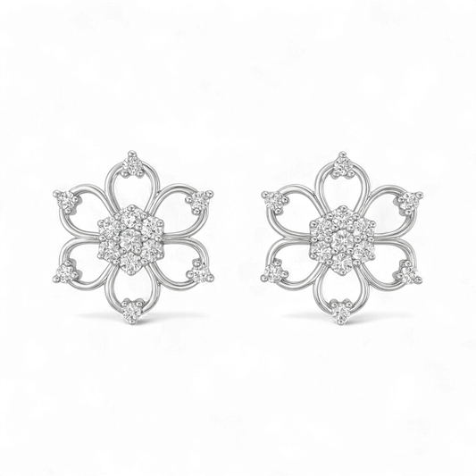 Rita Diamond Studs in 18K Gold