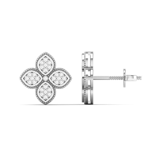 Nora Diamond Studs in 18K Gold