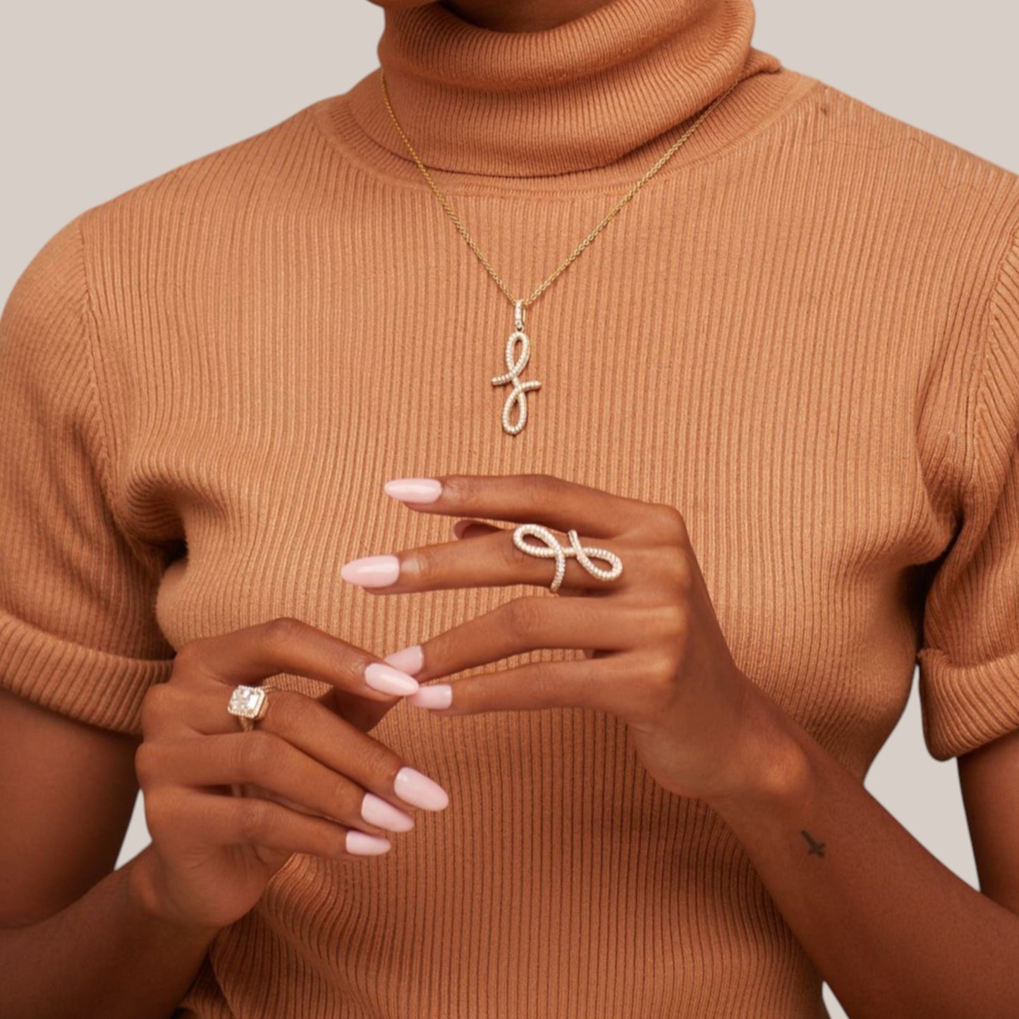 3D Oiza Infinie Diamond Ring in 18KT Gold