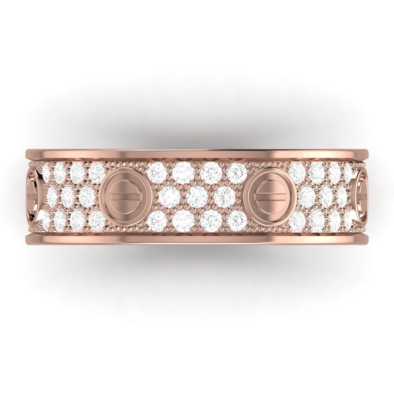 Love Inspired 6mm Natural Diamond Band in 18K Gold