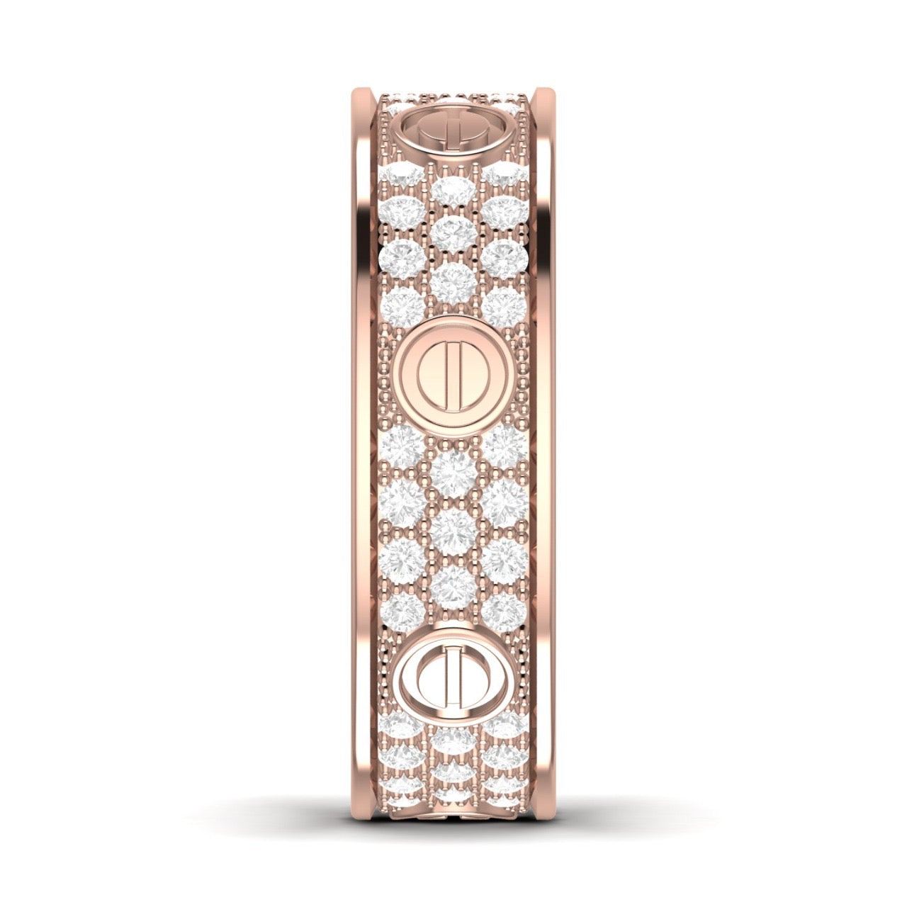 Love Inspired 6mm Natural Diamond Band in 18K Gold