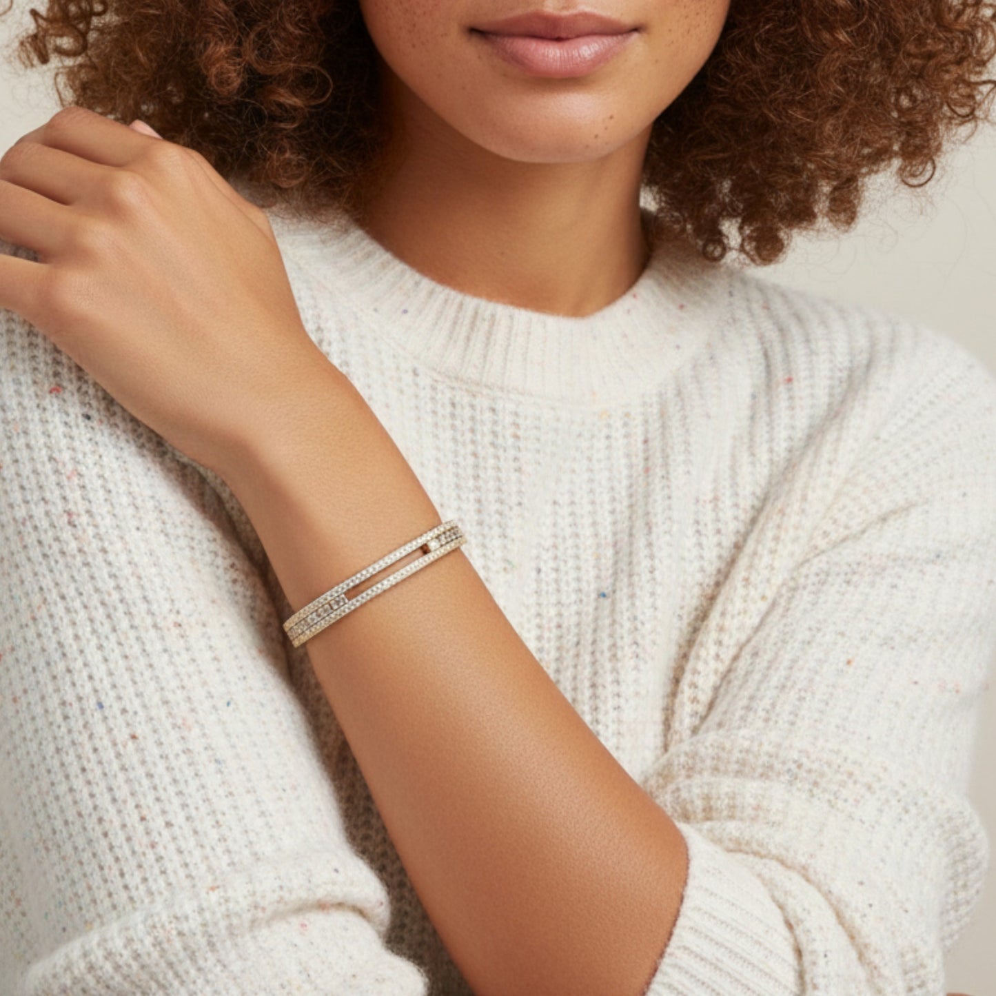 Aeris Diamond Bracelet in 18KT Gold