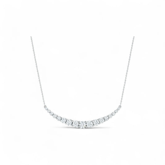 Arleth Tennis Diamond Necklace in 18K Gold