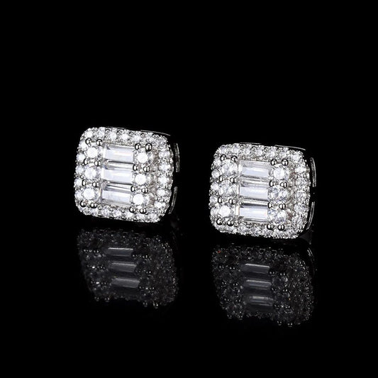 Athens Icy Moissanite Studs