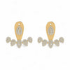 18KT gold Azure Diamond Studs with sparkling natural diamonds and elegant design