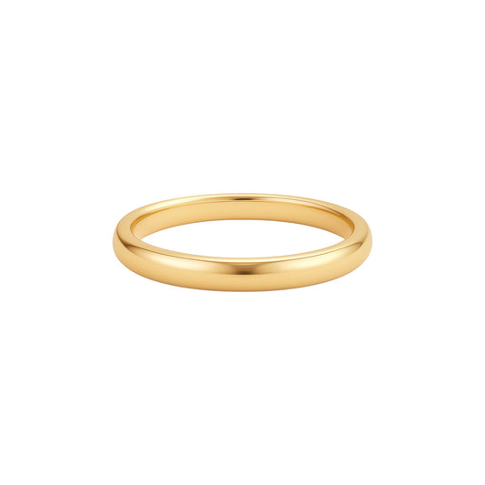 2MM Plain Band in 10K Gold