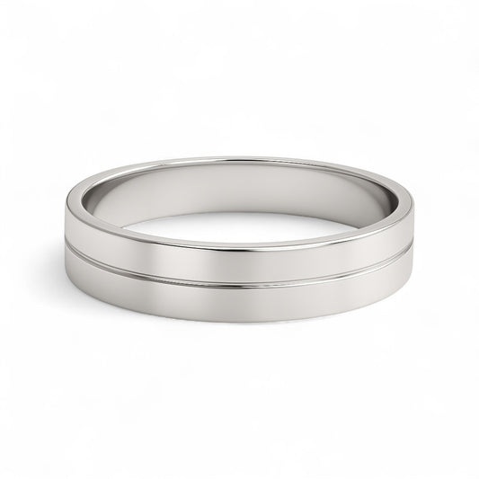 6MM Midline Band in 18KT Gold