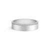 Anagh Natural Diamond Band in 18KT gold with hand-selected natural diamonds and comfort-fit design