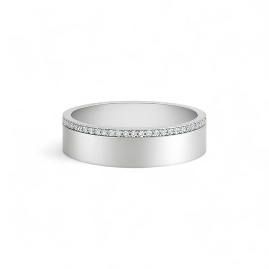 Anagh Diamond Band in 18K Gold