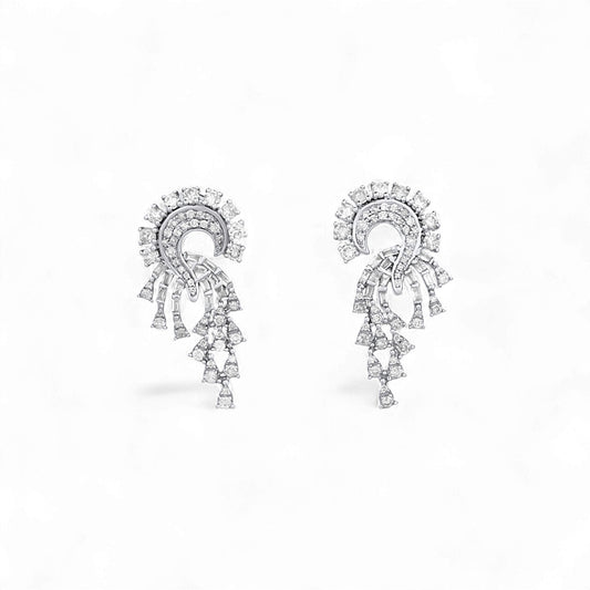 Arit Diamond Stud Earrings in 18K Gold
