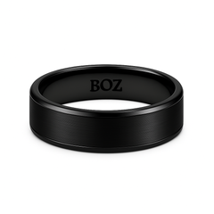 BOZ Titanium  Black-Tone Band