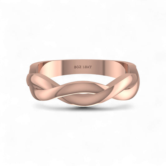 BOZ Forever Band in 18KT Gold