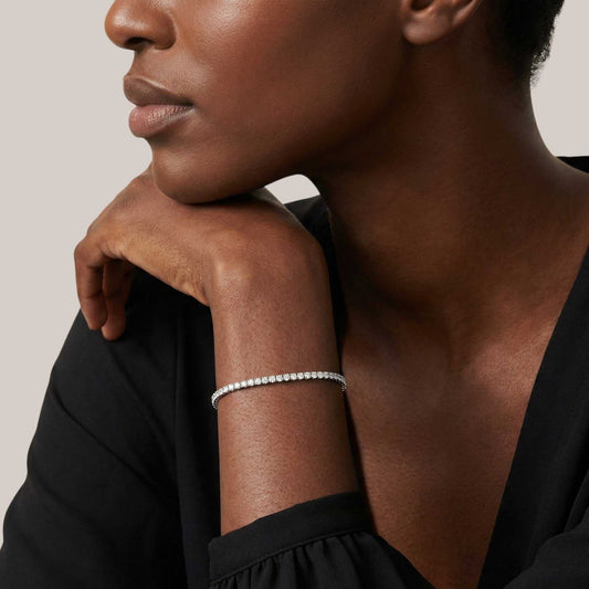 2 CT Diamond Tennis Bracelet in 18K Gold