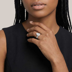 Leona Pear Cut CZ Bride Set and Wishbone Band in 925 Sterling Silver