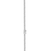 Diamond bracelet on a white background