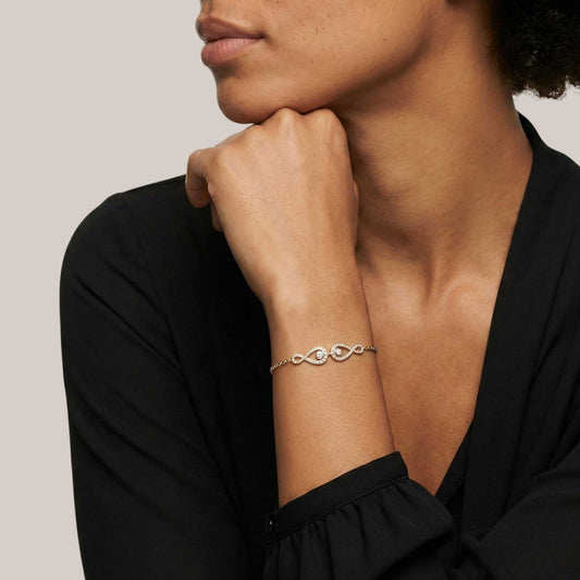 Two Charm Twinkle Infinie Diamond Bracelet in 18KT Gold
